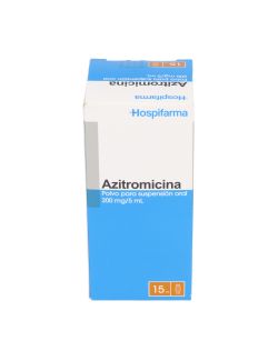 AZITROMICINA 200 MG / 5 ML POR 15 ML POLVO PARA SUSPENSION HOSPIFARMA
