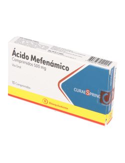 ACIDO MEFENAMICO 500 MG 10 COMPRIMIDOS BIOEQUIVALENTE CURAESPRING