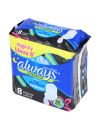 ALWAYS TOALLA FEMENINA ULTRA SECA CON ALAS 8 TOALLAS