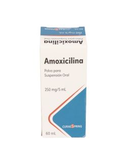 AMOXICILINA SUSP. 250MG/5ML X 60ML  LABORATORIO CURAE SPRING