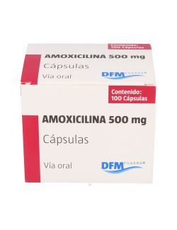 AMOXICILINA 500MG 100 CAPSULAS DFM PHARMA