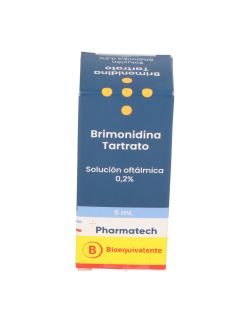 BRIMONIDINA TARTRATO SOLUCION OFTALMICA 0.2 % 5ML BIOEQUIVALENTE PHARMATECH