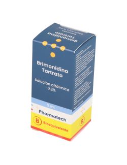 BRIMONIDINA TARTRATO SOLUCION OFTALMICA 0.2 % 5ML BIOEQUIVALENTE PHARMATECH