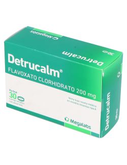 DETRUCALM FLAVOXATO CLORHIDRATO 200 MG 30 COMPRIMIDOS MEGALABS