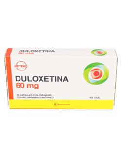 DULOXETINA 60 MG CAPSULAS CON GRANULOS R.E. BIOEQUIVALENTE 30 CAPSULAS SEVEN PHARMA