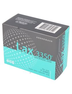 LAX 3350 MACROGOL 7 SOBRES POLVO ,SOLUCION ORAL  LAB.ANDROMACO