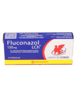 FLUCONAZOL 150 MG 4 CAPSULAS BIOEQUIVALENTE LAB.CHILE