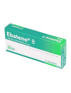 EBATENE TIOCOLCHICOSIDO 8MG 20 COMPRIMIDOS MEGALABS