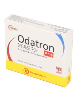 ODATRON ONDANSETRON 8MG CAJA 8 COMPRIMIDOS BUCODISPERSABLES