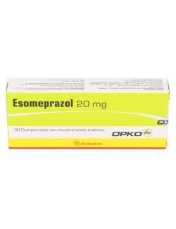 ESOMEPRAZOL 20 MG 30 COMPRIMIDOS RECUBRIMIENTO ENTERICO BIOEQUIVALENTE OPKO