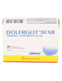 DOLERGOT TRAMADOL XR 50 MG 20 COMPRIMIDOS CENABAST.