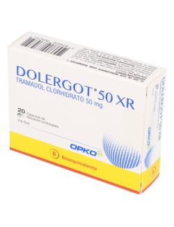 DOLERGOT TRAMADOL XR 50 MG 20 COMPRIMIDOS CENABAST.