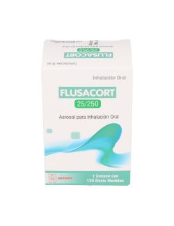 FLUSACORT FLUTICAS/SALMET 25/250 MCG 120 DO CENABAST