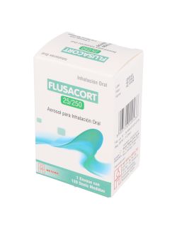 FLUSACORT FLUTICAS/SALMET 25/250 MCG 120 DO CENABAST