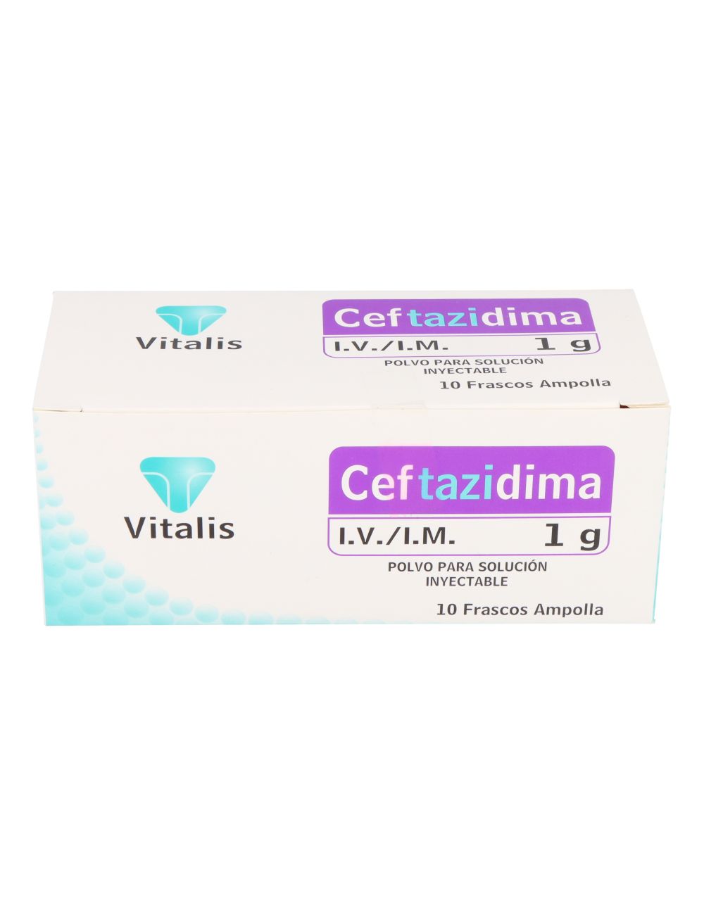 CEFTAZIDIMA 1 G POLVO SOLUCION INYECTABLE VITALIS