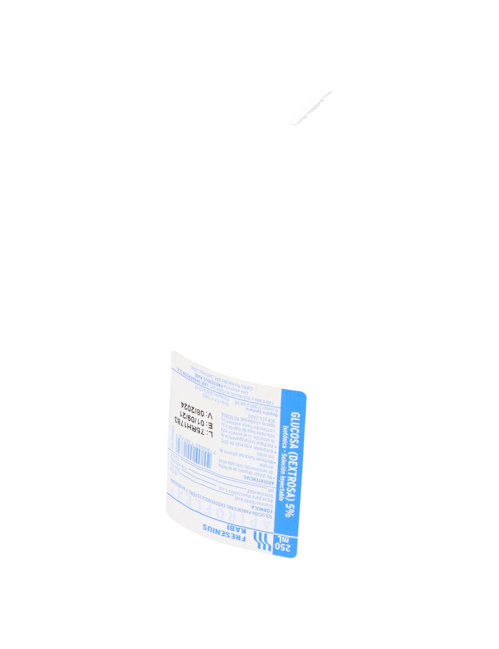 SUERO GLUCOSALINO DEXTROSA ISOTONICA 250 ML FRESENIUS KABI