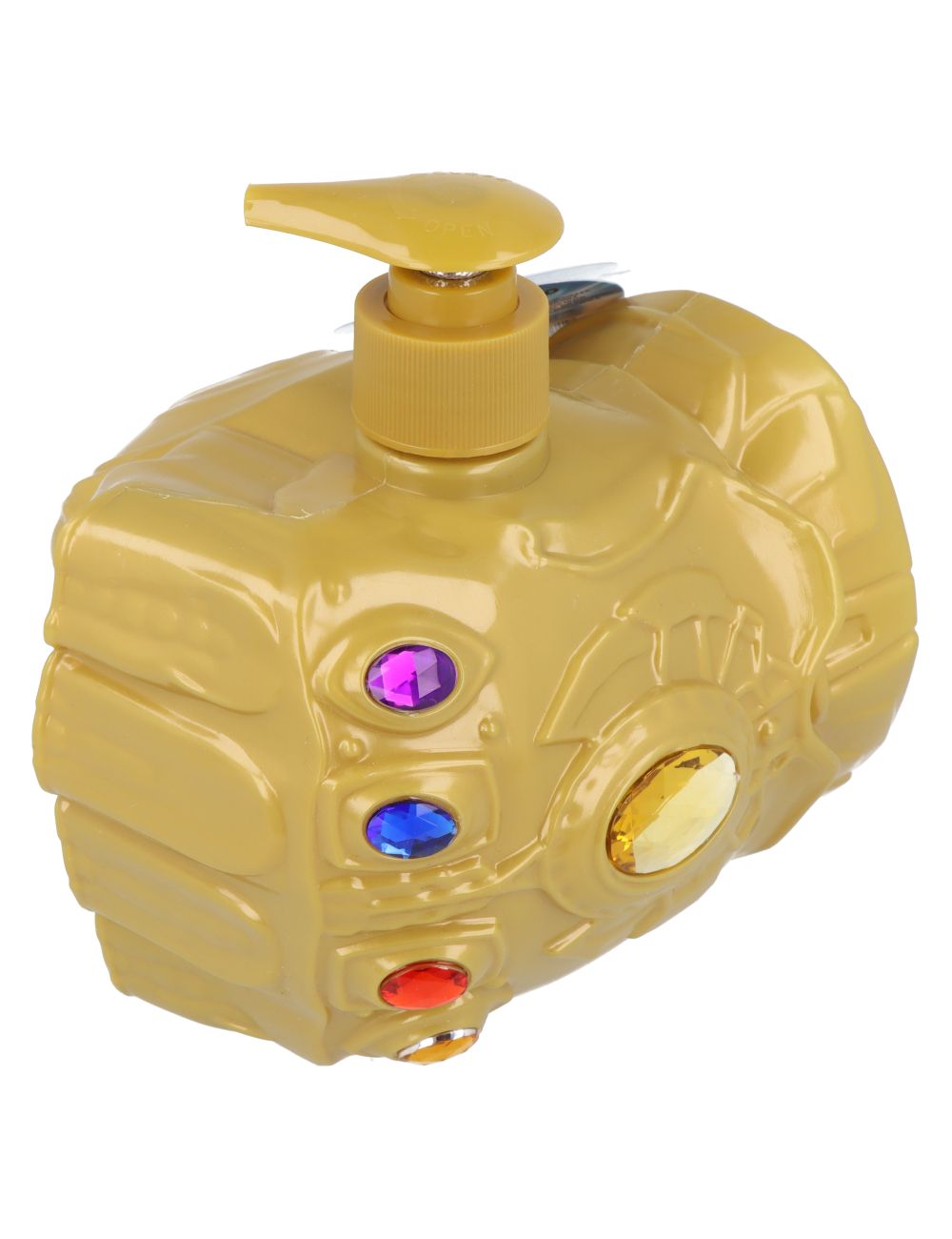 BIOTEC JABON LIQUIDO 3D GUANTE THANOS AVENGERS 400 ML NAVIDAD
