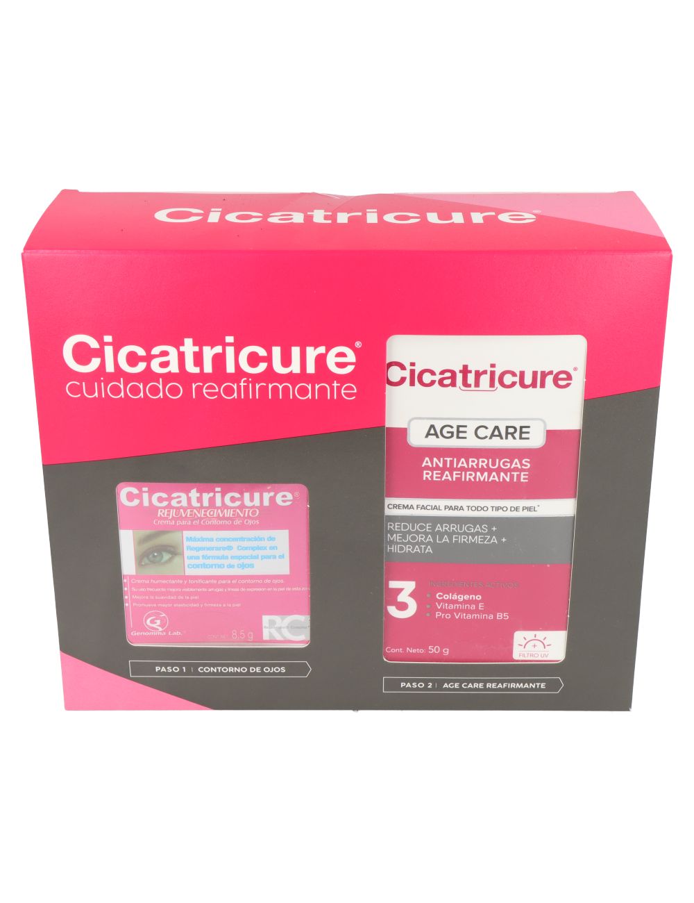 PACK CICATRICURE AGE CARE REAFIRMANTE +CICATRICURE OJO POR 8.5G NAVIDAD