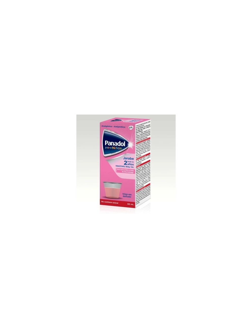 PANADOL INFANTIL PARACETAMOL 160MG / 5 ML JARABE 60ML GSK
