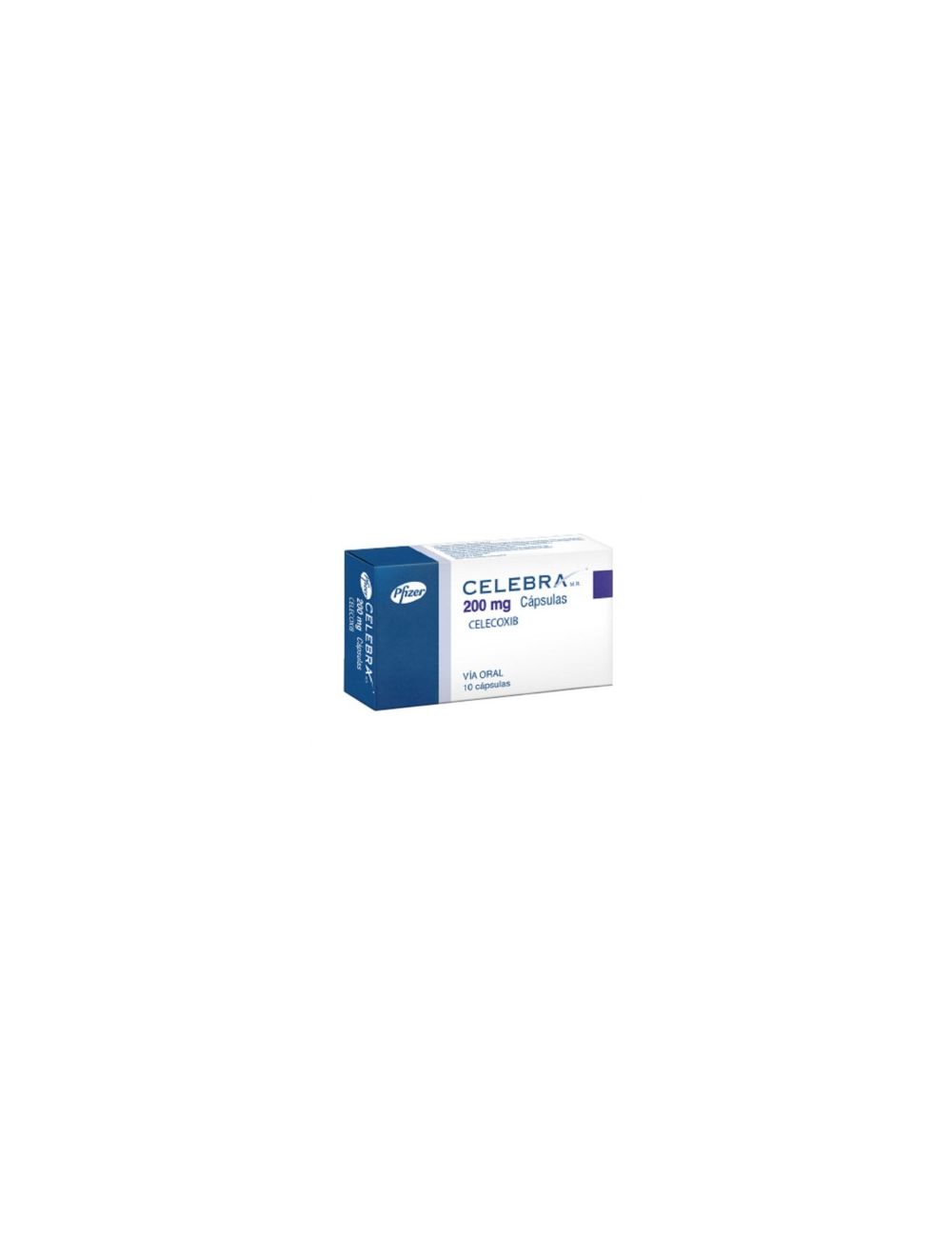 CELEBRA CELECOXIB 10 CAPSULAS 200 MG LABORATORIO PFIZER