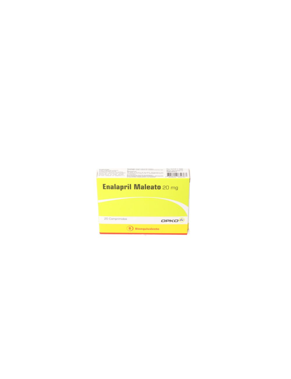 ENALAPRIL 20MG. CAJA 20COMP.