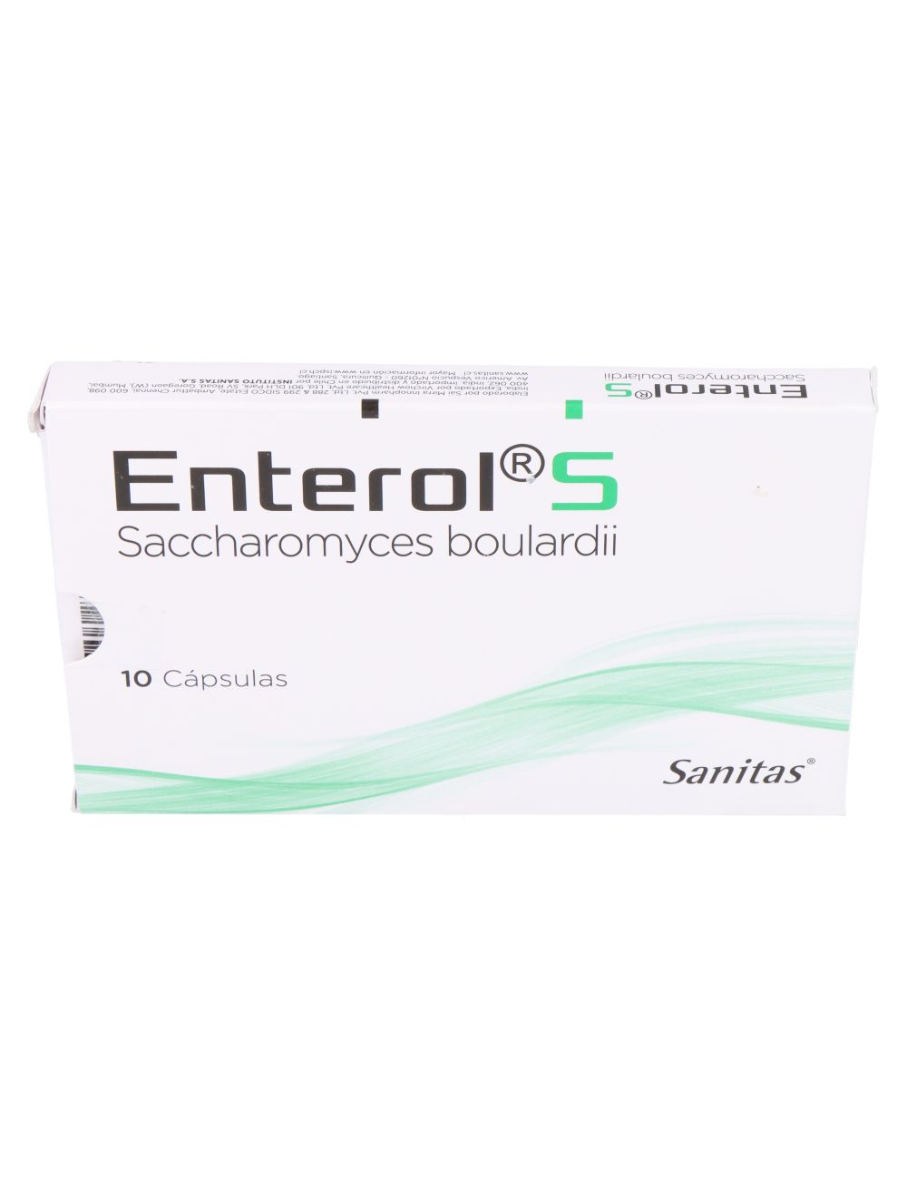 SACCHAROMYCES BOULARDII LIOFILIZADO ENTEROL S 250 MG 10 CÁPSULAS SANITAS CENABAST
