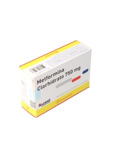 METFORMINA 750 MG POR 30 COMPRIMIDOS LB BIOEQUIVALENTE ASCEND CENABAST