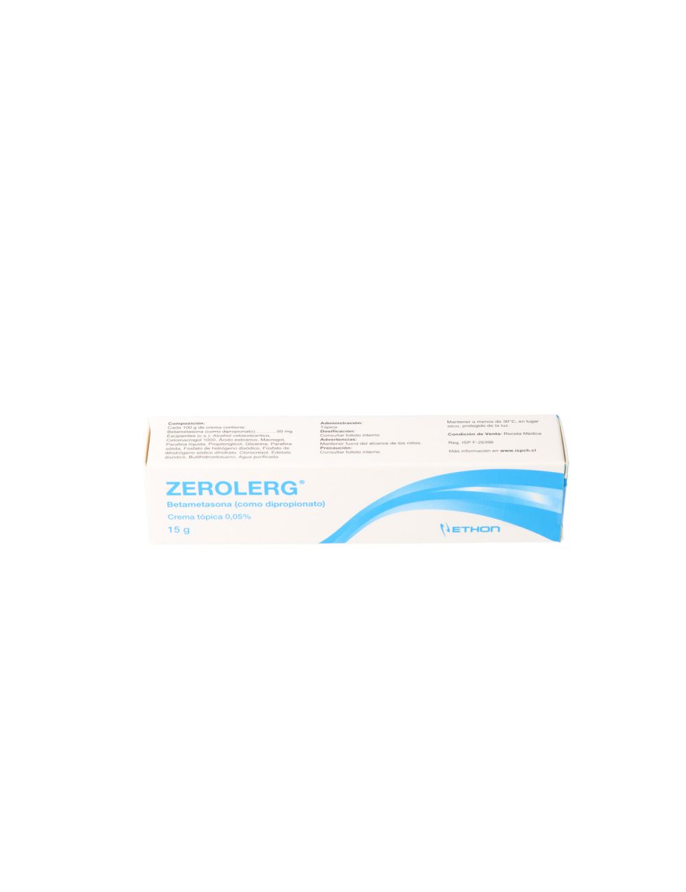 ZEROLERG BETAMETASONA 0.05 % CREMA TOPICA 15 GR CAJA 1 TUBO CENABAST