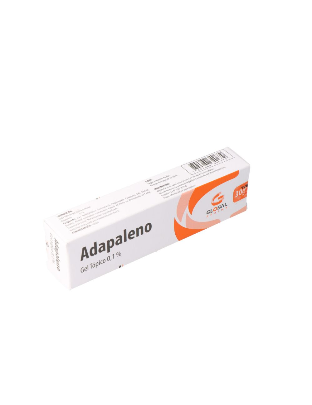 ADAPALENO GEL TOPICO 0.1% LABORATORIO GLOBAL PHARMA CENABAST
