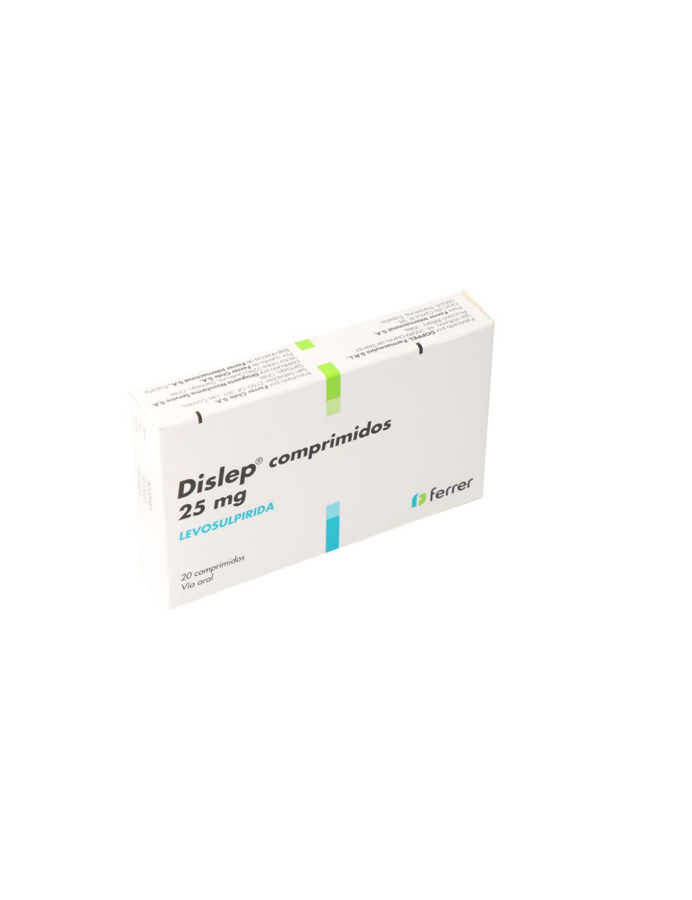 DISLEP LEVOSULPIRIDA 25 MG 20 COMPRIMIDOS LABORATORIO FERRER CENABAST