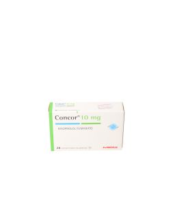 CONCOR BISOPROLOL 10 MG POR 28 COMPRIMIDOS MERK SERONO CENABAST