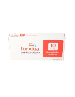 FORXIGA DAPAGLIFLOZINA 10MG 28 COMPRIMIDOS  RECUBIERTOS LAB. ASTRAZENECA CENABAST