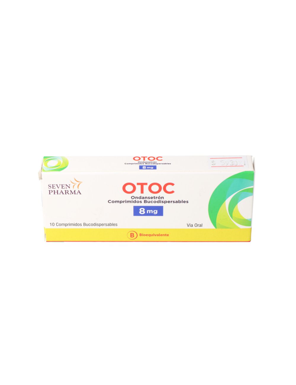 OTOC ONDANSETRON 8 MG 10 COMPRIMIDOS BIOEQUIVALENTE SEVEN PHARMA CENABAST