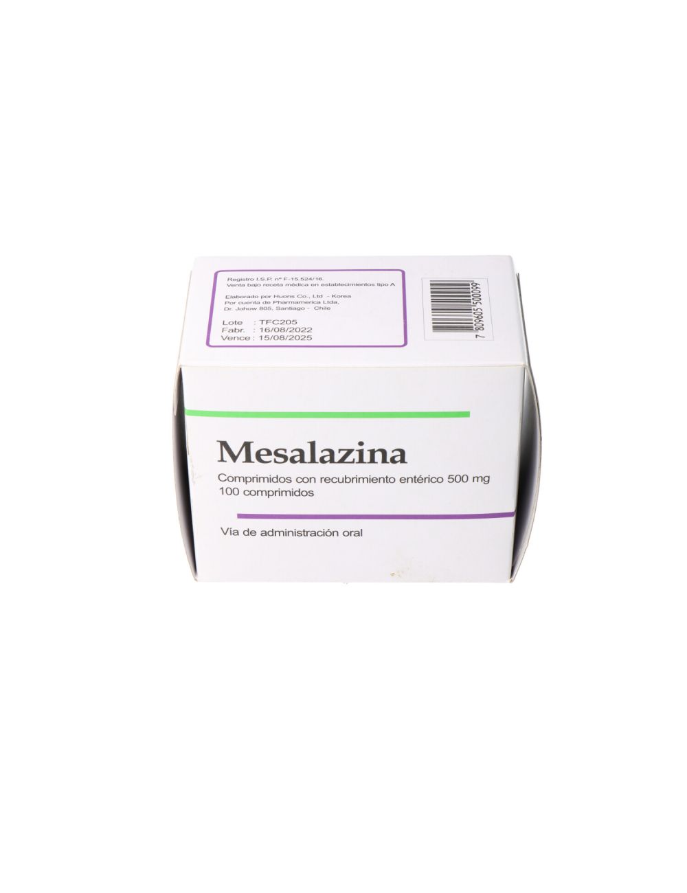 MESALAZINA 500 MG 100 COMPRIMIDOS LAB. PHARMAMERICA