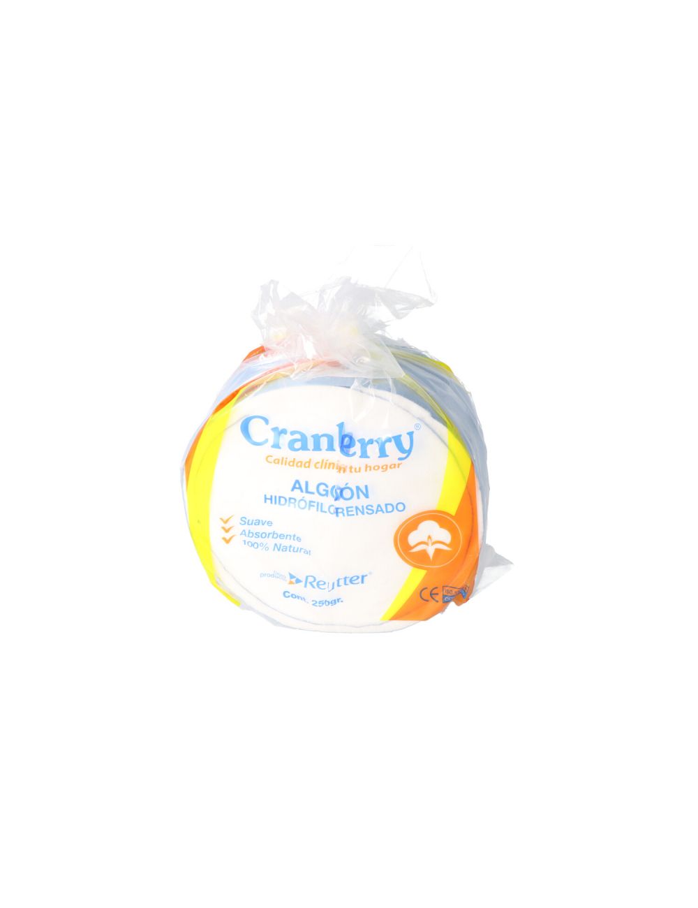 ALGODÓN PRENSADO CRANBERRY HIDROFILO X 250
