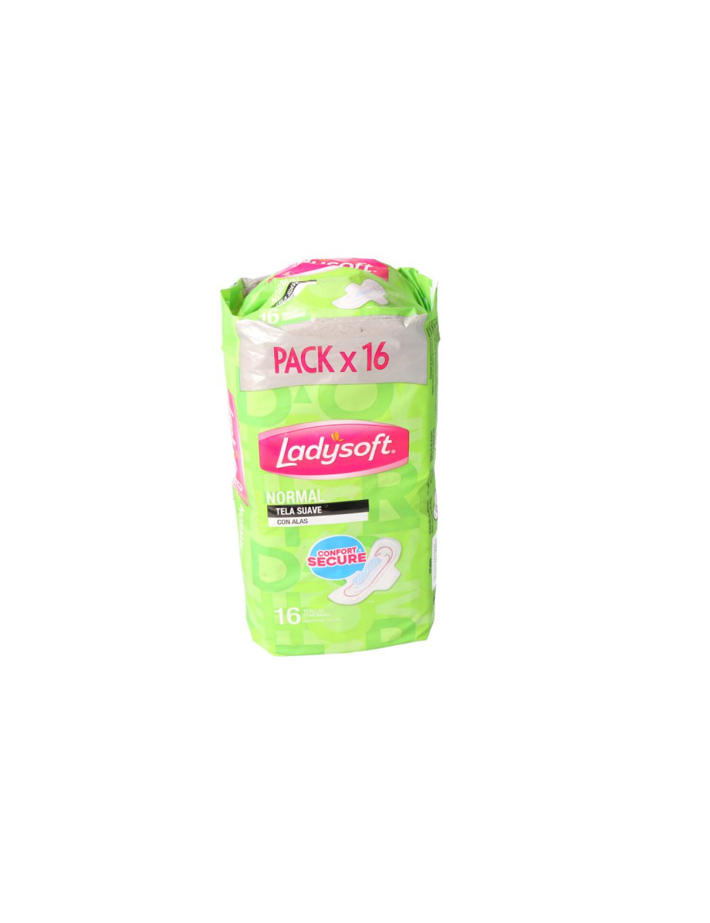 LADYSOFT NORMAL SUAVE C/A TOALLA  FEMENINA POR 16 UNIDADES