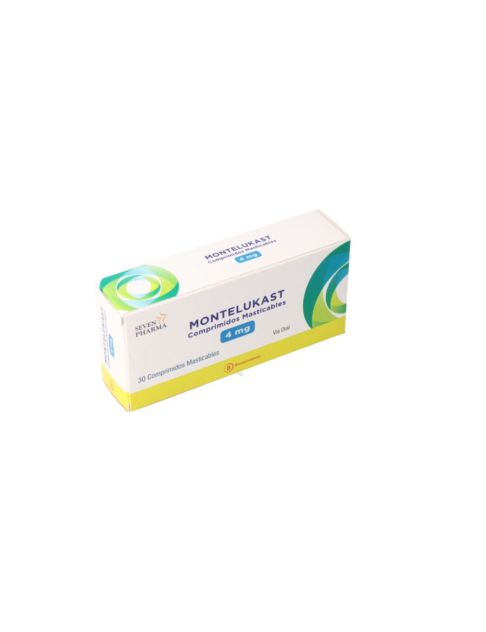 CENABAST MONTELUKAST 4 MG 30 COMPRIMIDOS MASTICABLES BIOEQUIVALENTE CENABAST
