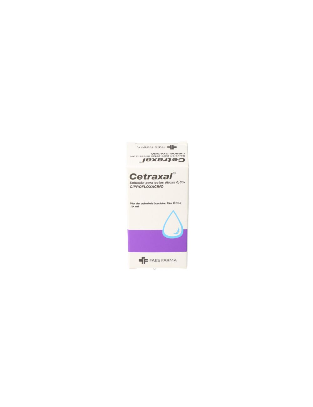 CETRAXAL CIPROFLOXACINO 0.3 % GOTAS OTICAS 10 ML CENABAST