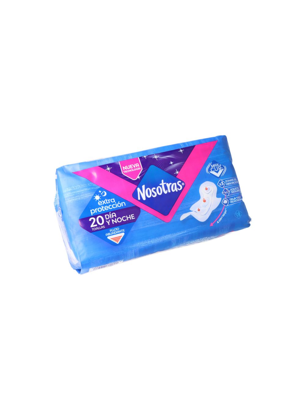 NOSOTRAS TOALLA EXTRA PROTECCION DIA Y NOCHE POR 20