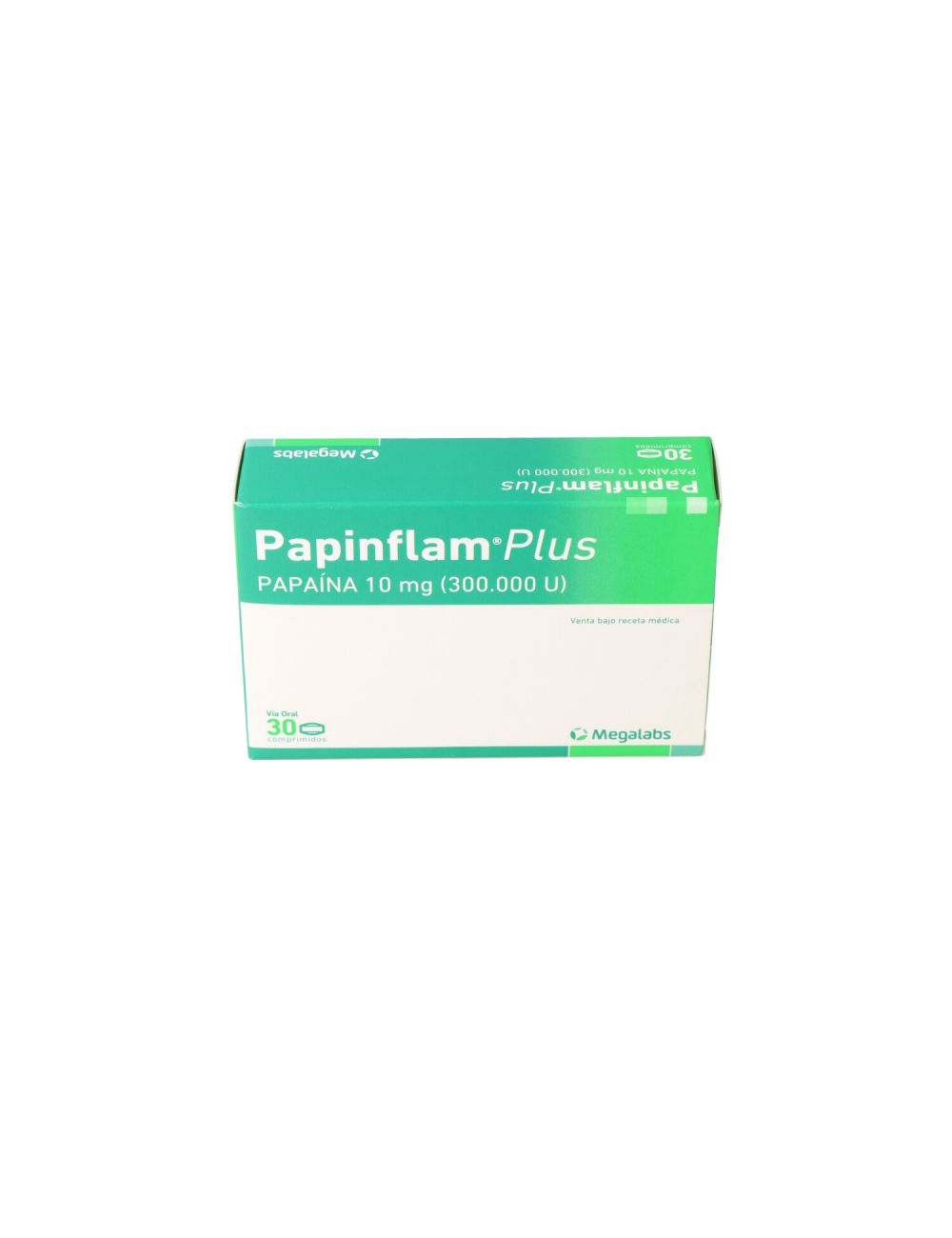 PAPINFLAM PAPAINA 300.000 UI 10 MG 30 COMPRIMIDOS PHARMA INVESTI