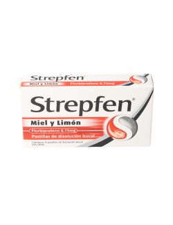 STREPFEN FLURBIPROFENO 8.75 MG MIEL LIMON 8 COMPRIMIDOS