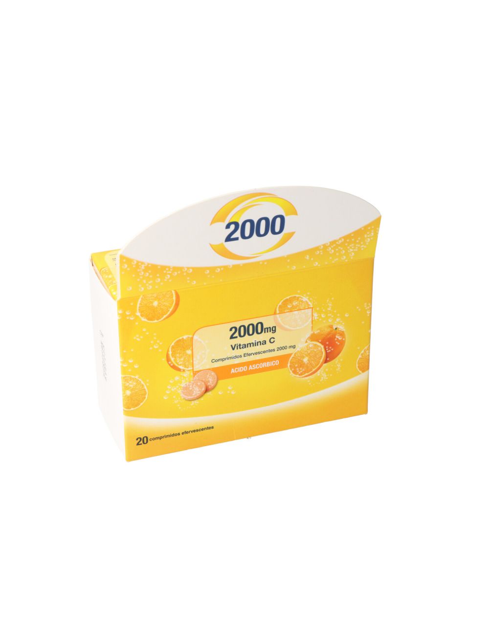VITAMINA C EFERVECENTE ORANGE 2000 MG POR 20 TABLETAS PYG