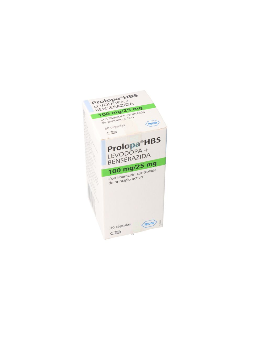 PROLOPA HBS LEVODOPA/BENSERAZIDA 100MG/25MG 30 CAPSULAS CENABAST