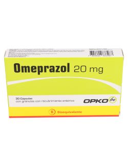 OMEPRAZOL 20 MG CAJA 30 COMPRIMIDOS CENABAST