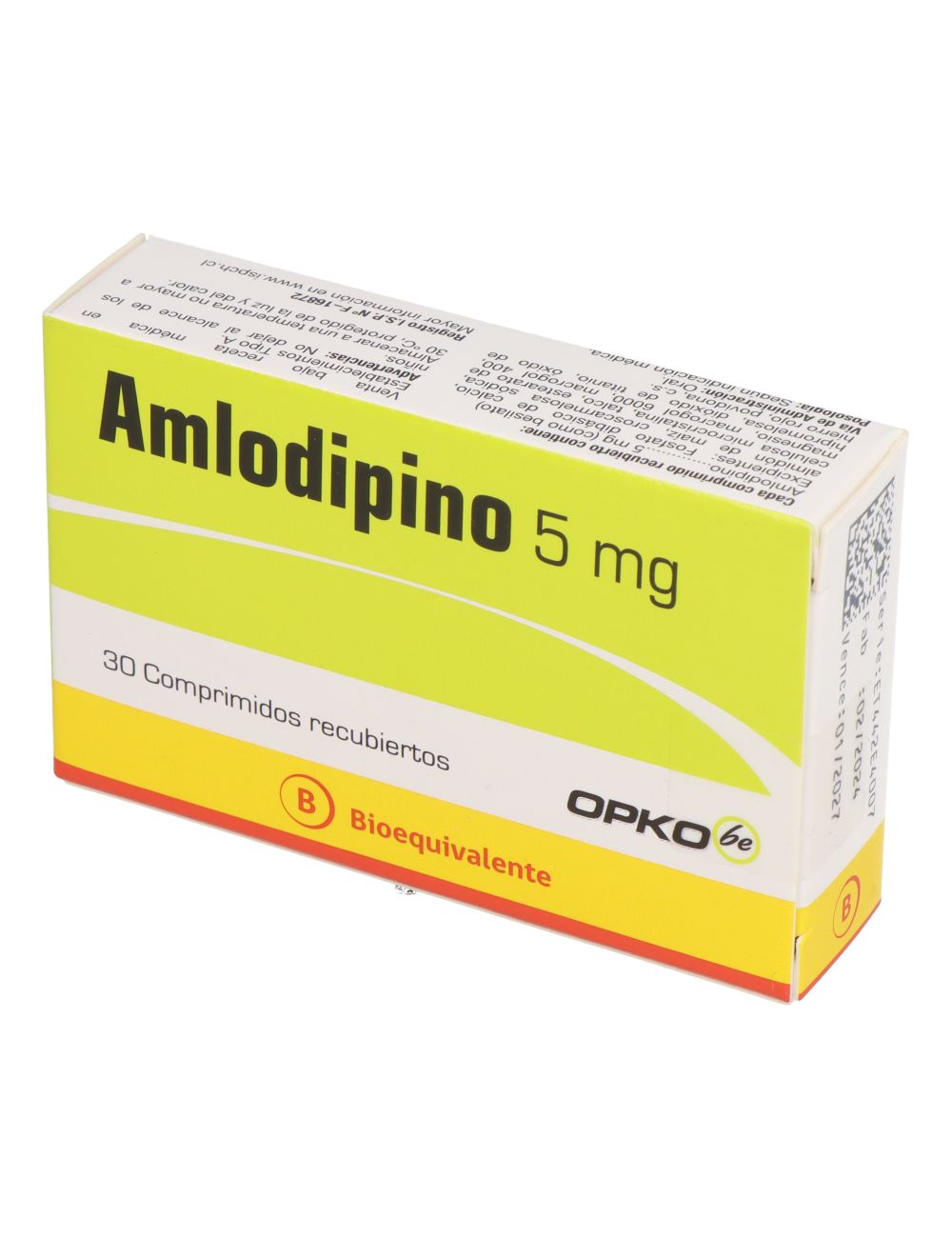 AMLODIPINO 5MG 30 COMPRIMIDOS OPKO