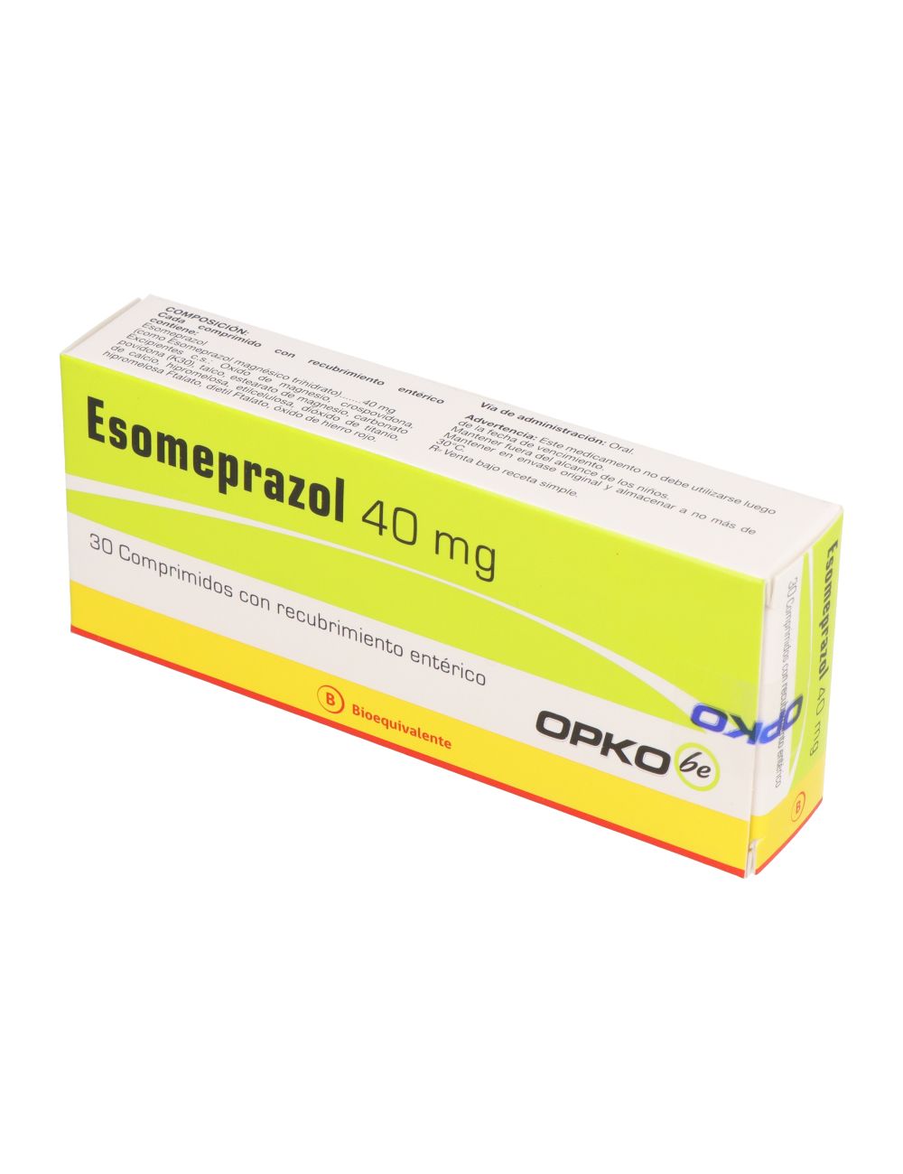 ESOMEPRAZOL 40 MG 30 COMPRIMIDOS  BIOEQUIVALENTE OPKO CENABAST