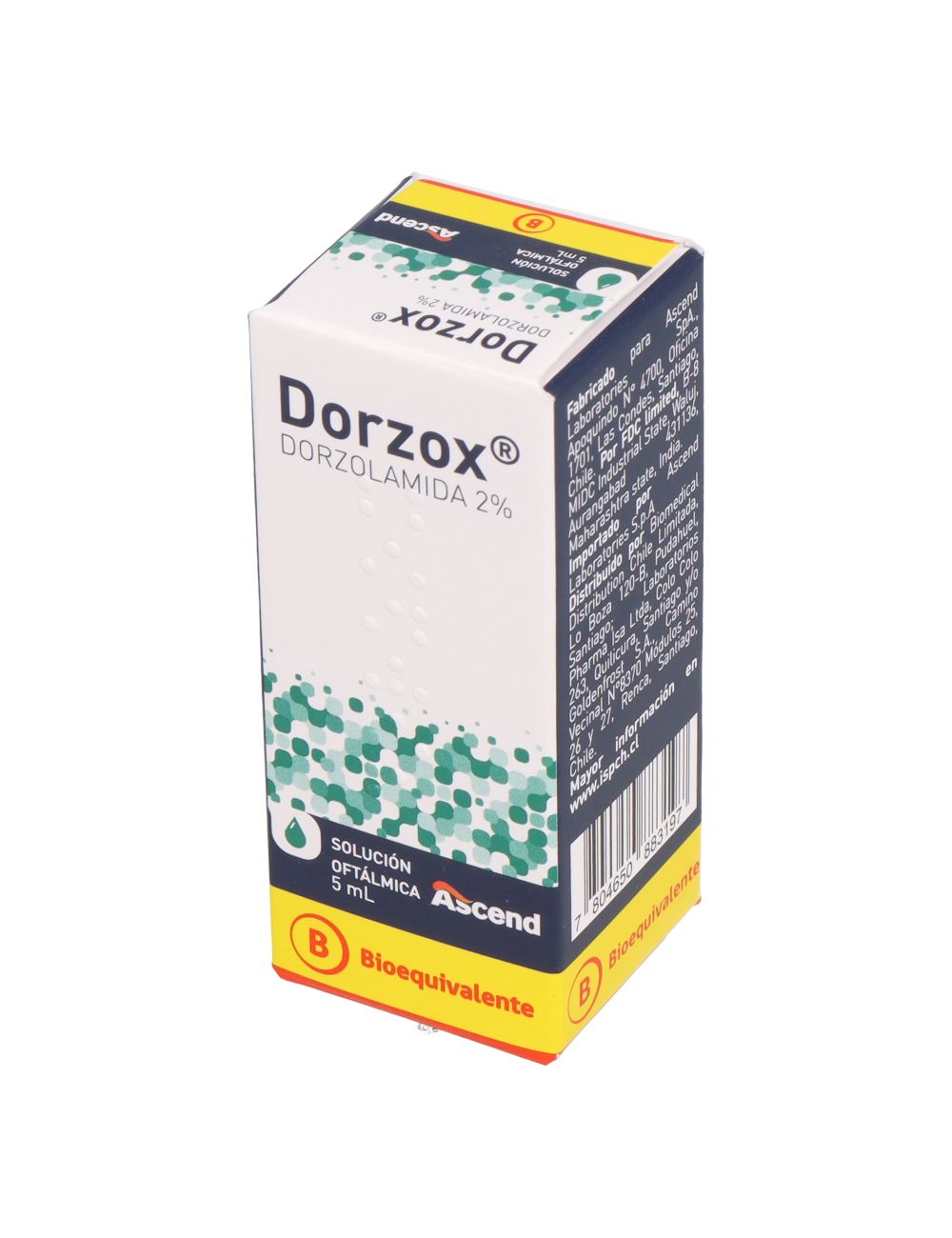 DORZOX 2% SOLUCION  OFTALMICO 5ML CENABAST
