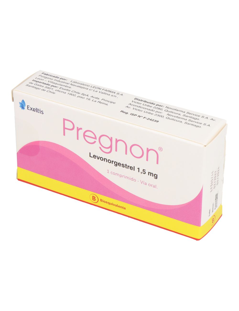 PREGNON 1.5 MG 1 COMPRIMIDO CENABAST