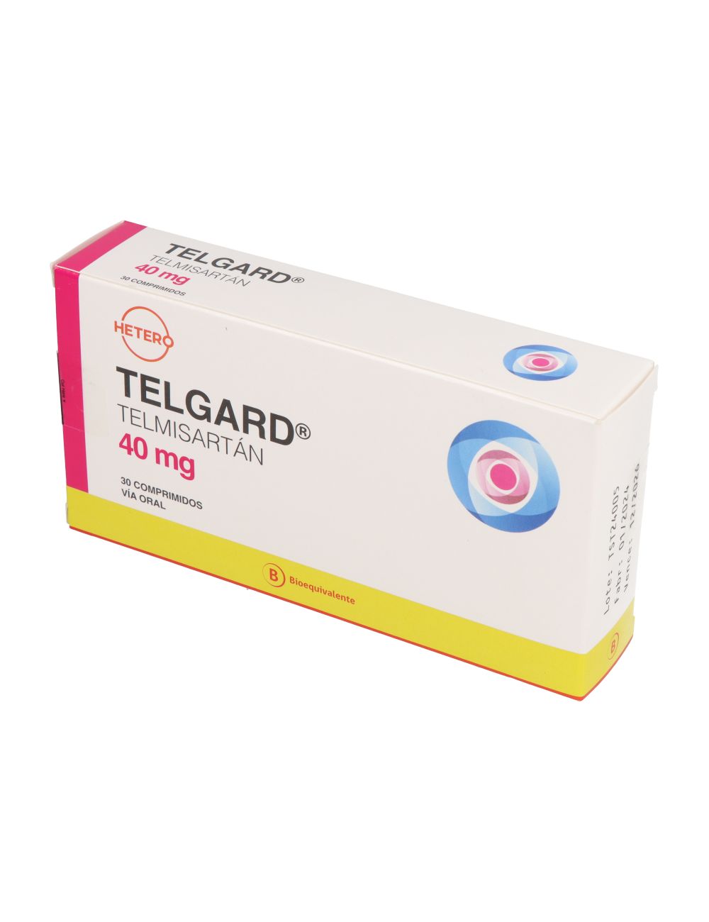 CENABAST TELGARD TELMISARTAN 40 MG X 30 COMPR. BIOEQUIVALENTE HETERO