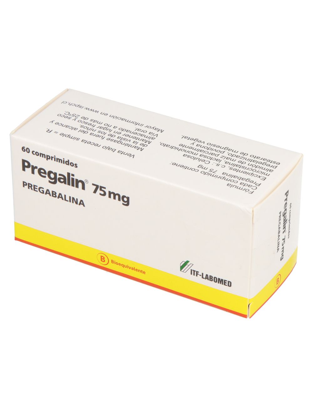 PREGALIN 75 MG X 60 COMPRIMIDOS LABORAMED DE CENABAST